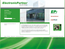 Tablet Screenshot of electronicpartner-verbundgruppe.at